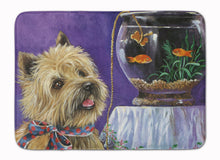 Load image into Gallery viewer, Cairn Terrier Gone Fishing Machine Washable Memory Foam Mat PPP3252RUG