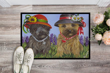 Load image into Gallery viewer, Cairn Terrier Sisters Doormat - 24x36 Decorative Floor Mat – Indoor/Outdoor Rug with Artistic Flair PPP3254JMAT