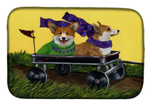 Load image into Gallery viewer, Corgi Express Dish Drying Mat – Absorbent, Artistic Kitchen Essentials PPP3257DDM