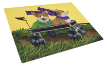 Load image into Gallery viewer, Corgi Express Glass Cutting Boards – Durable, Decorative Kitchen Art Large PPP3257LCB