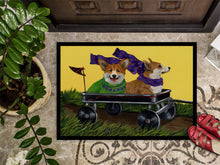 Load image into Gallery viewer, Corgi Express Doormat - 18x27 Decorative Floor Mat – Indoor/Outdoor Rug with Artistic Flair PPP3257MAT