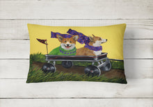Load image into Gallery viewer, Corgi Express Canvas Fabric Decorative Pillow PPP3257PW1216
