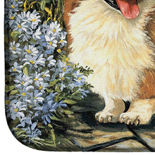 Load image into Gallery viewer, Corgi Garden Georgi Dish Drying Mat – Absorbent, Artistic Kitchen Essentials PPP3258DDM