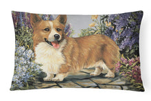 Load image into Gallery viewer, Corgi Garden Georgi Canvas Fabric Decorative Pillow PPP3258PW1216