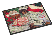 Load image into Gallery viewer, Dachshund Christmas Waiting for Santa Doormat - 24x36 Decorative Floor Mat – Indoor/Outdoor Rug with Artistic Flair PPP3260JMAT