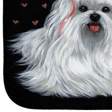 Load image into Gallery viewer, Maltese Sweethearts Dish Drying Mat – Absorbent, Artistic Kitchen Essentials PPP3263DDM