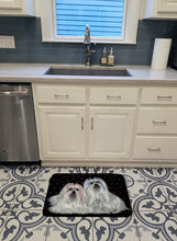 Load image into Gallery viewer, Maltese Sweethearts Machine Washable Memory Foam Mat PPP3263RUG