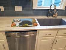 Load image into Gallery viewer, Old English Sheepdog Ocotoberfest Dish Drying Mat – Absorbent, Artistic Kitchen Essentials PPP3265DDM