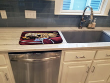 Load image into Gallery viewer, Pug Goodnight Sweetheart Dish Drying Mat – Absorbent, Artistic Kitchen Essentials PPP3269DDM