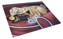 Load image into Gallery viewer, Pug Goodnight Sweetheart Glass Cutting Boards – Durable, Decorative Kitchen Art Large PPP3269LCB