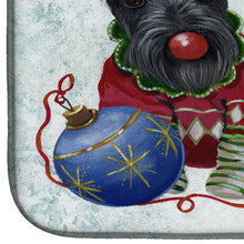 Load image into Gallery viewer, Scottish Terrier Christmas Elves Dish Drying Mat – Absorbent, Artistic Kitchen Essentials PPP3270DDM