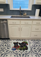 Load image into Gallery viewer, Scottish Terrier Christmas Elves Machine Washable Memory Foam Mat PPP3270RUG
