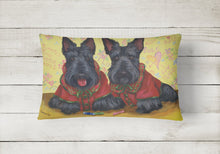Load image into Gallery viewer, Scottish Terrier Scotties Rule Canvas Fabric Decorative Pillow PPP3271PW1216