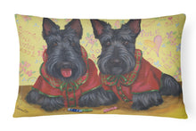 Load image into Gallery viewer, Scottish Terrier Scotties Rule Canvas Fabric Decorative Pillow PPP3271PW1216
