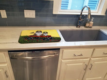 Load image into Gallery viewer, Sheltie Sheepdog Express Dish Drying Mat – Absorbent, Artistic Kitchen Essentials PPP3272DDM