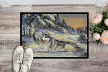 Load image into Gallery viewer, Siberian Husky Winterscape Doormat - 18x27 Decorative Floor Mat – Indoor/Outdoor Rug with Artistic Flair PPP3274MAT