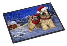 Load image into Gallery viewer, Wheaten Terrier Christmas Doormat - 24x36 Decorative Floor Mat – Indoor/Outdoor Rug with Artistic Flair PPP3275JMAT