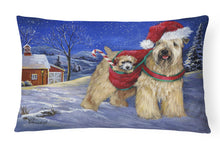 Load image into Gallery viewer, Wheaten Terrier Christmas Canvas Fabric Decorative Pillow PPP3275PW1216