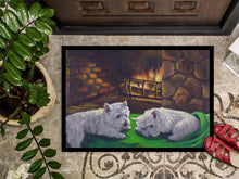 Load image into Gallery viewer, Westie A Winter's Night Doormat - 18x27 Decorative Floor Mat – Indoor/Outdoor Rug with Artistic Flair PPP3276MAT