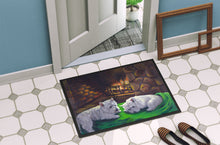 Load image into Gallery viewer, Westie A Winter's Night Doormat - 18x27 Decorative Floor Mat – Indoor/Outdoor Rug with Artistic Flair PPP3276MAT
