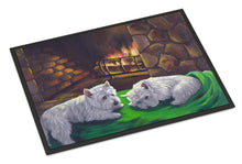 Load image into Gallery viewer, Westie A Winter's Night Doormat - 18x27 Decorative Floor Mat – Indoor/Outdoor Rug with Artistic Flair PPP3276MAT