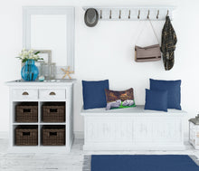 Load image into Gallery viewer, Westie A Winter's Night Canvas Fabric Decorative Pillow PPP3276PW1216