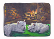 Load image into Gallery viewer, Westie A Winter's Night Machine Washable Memory Foam Mat PPP3276RUG