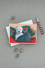 Load image into Gallery viewer, Westie and Scottie Great Scots Greeting Cards -  Blank Note Cards – 8-Pack of Artist-Designed Cards with Envelopes