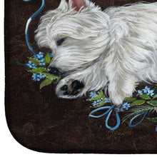 Load image into Gallery viewer, Westie Dream Dish Drying Mat – Absorbent, Artistic Kitchen Essentials PPP3278DDM