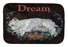 Load image into Gallery viewer, Westie Dream Dish Drying Mat – Absorbent, Artistic Kitchen Essentials PPP3278DDM