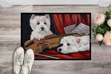 Load image into Gallery viewer, Westie Fiddlers Doormat - 24x36 Decorative Floor Mat – Indoor/Outdoor Rug with Artistic Flair PPP3279JMAT