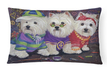 Load image into Gallery viewer, Westie Free Spirits Canvas Fabric Decorative Pillow PPP3280PW1216