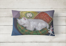 Load image into Gallery viewer, Westie Precious Toto Canvas Fabric Decorative Pillow PPP3282PW1216