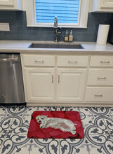 Load image into Gallery viewer, Westie Queen of Hearts Machine Washable Memory Foam Mat PPP3283RUG