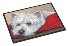 Load image into Gallery viewer, Westie Red Pillow Doormat - 24x36 Decorative Floor Mat – Indoor/Outdoor Rug with Artistic Flair PPP3284JMAT