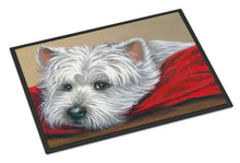 Load image into Gallery viewer, Westie Red Pillow Doormat - 18x27 Decorative Floor Mat – Indoor/Outdoor Rug with Artistic Flair PPP3284MAT