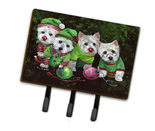 Load image into Gallery viewer, Westie Christmas Santa's Assistants Leash or Key Holder PPP3285TH68