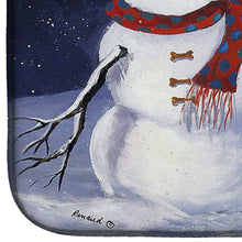 Load image into Gallery viewer, Westie Christmas Self Portrait Dish Drying Mat – Absorbent, Artistic Kitchen Essentials PPP3286DDM