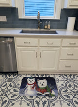 Load image into Gallery viewer, Westie Christmas Self Portrait Machine Washable Memory Foam Mat PPP3286RUG