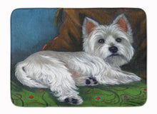 Load image into Gallery viewer, Westie Wake Up Machine Washable Memory Foam Mat PPP3287RUG