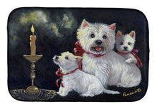 Load image into Gallery viewer, Westie Westie's Aglow Dish Drying Mat – Absorbent, Artistic Kitchen Essentials PPP3288DDM