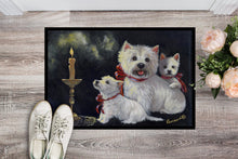 Load image into Gallery viewer, Westie Westie's Aglow Doormat - 24x36 Decorative Floor Mat – Indoor/Outdoor Rug with Artistic Flair PPP3288JMAT