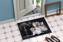 Load image into Gallery viewer, Westie Westie's Aglow Doormat - 18x27 Decorative Floor Mat – Indoor/Outdoor Rug with Artistic Flair PPP3288MAT
