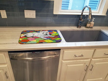 Load image into Gallery viewer, Westie Zoe's Mail Dish Drying Mat – Absorbent, Artistic Kitchen Essentials PPP3289DDM