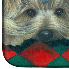 Load image into Gallery viewer, Yorkshire Terrier Yorkie 2 Hearts Dish Drying Mat – Absorbent, Artistic Kitchen Essentials PPP3290DDM