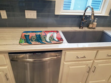 Load image into Gallery viewer, Yorkshire Terrier Yorkie on the Go Dish Drying Mat – Absorbent, Artistic Kitchen Essentials PPP3292DDM