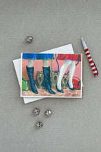 Load image into Gallery viewer, Yorkshire Terrier Yorkie on the Go Greeting Cards -  Blank Note Cards – 8-Pack of Artist-Designed Cards with Envelopes