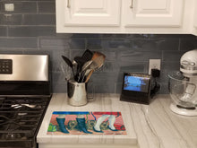Load image into Gallery viewer, Yorkshire Terrier Yorkie on the Go Glass Cutting Boards – Durable, Decorative Kitchen Art Large PPP3292LCB