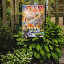 Load image into Gallery viewer, Sandhill Cranes Garden Flag – Decorative Outdoor Yard Flag PRS4003GF