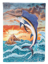 Load image into Gallery viewer, Sailfish at Sunset Garden Flag – Decorative Outdoor Yard Flag PRS4004GF
